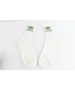 Vtg 90s NFL Green Bay Packers Football Spell Out Cotton Crew Socks White... - €33,98 EUR