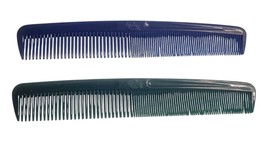 Vintage Goody USA Hair Comb 7.5” Blue Green Wide Tight Teeth Teaser Unbr... - $27.08