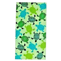 Sea Turtle Beach Towel Green Teal White Tropical Ocean Sealife 34 x 64 inch NEW - £15.84 GBP