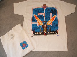 NHRA 50 Years of Drag Racing on a medium (M) white tee shirt  - €15,63 EUR