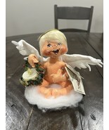 Ray of Hope Angel Annalee Doll 2010 Christmas Holiday Halo Wings Cloud T... - $26.40 CAD
