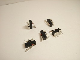 5x Pack Lot Micro Push Clicker Mouse Button Switch 2A 125V AC Click 3 Pin PC Com - £6.94 GBP