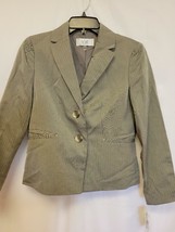 Le Suit Womens Blazer Beige Size 4P - $31.35