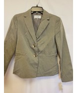 Le Suit Womens Blazer Beige Size 4P - €27,13 EUR