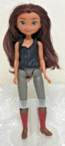 2020 DWA LLC Spirit Riding Free Untamed Lucky Prescott Doll 8&quot; Brown Hair Green - £6.70 GBP