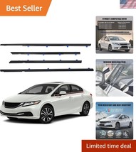 Honda Civic 2012-2015 4-Door Window Weather Stripping Trim - Easy Instal... - $48.00