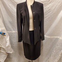 Kasper Women&#39;s Black Blazer and Skirt Set, Size 4 - £50.63 GBP