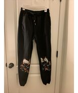 BooHoo Man Men&#39;s Skull Print Jogging Pants Graphic Size Small Black - $62.57 CAD