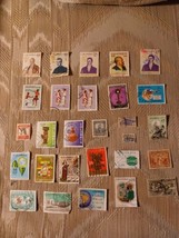 Lot Of 28 Colombia Cancelled Postage Stamps Vintage Collection VTG Sets - £26.04 GBP