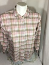 Napa Valley Women Multiple Color Long Sleeve Button Up  Petite Size M  Bin67#39 - £18.50 GBP