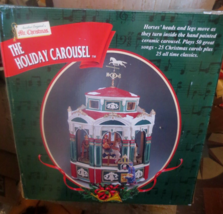 1999 Vintage Mr. Christmas HOLIDAY CAROUSEL 50 songs Working open box - £59.15 GBP