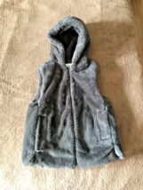 Zara Fur Hooded Vest Size 11-12  Thick Warm - $15.83