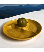 VTG MCM California Pottery Apple Snack Serving Dish #471 *READ DESCRIPTION - €30,16 EUR