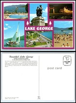 NEW YORK Postcard - Lake George, Multiview DI - £2.22 GBP