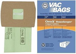 DVC Paper Replacement Vacuum Bags Style BB Fit Oreck Buster B, Buster B Hou - £9.15 GBP