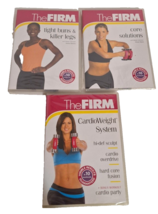 The Firm Workout DVDS Lot Of 3- Cardio Weight- Core Solutions- Tight Buns -New - £15.26 GBP