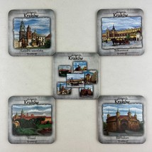 Krakow Poland Sightseeing 5 Piece Coaster Set - £7.90 GBP