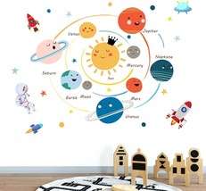 Planet Wall Decals Kids Room Large - £19.01 GBP