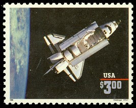 Space Shuttle Challenger 3.00 Priority Mail Postage Stamp Scott 2544 - £5.64 GBP