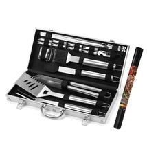 Heavy Duty Grill Accessories,22Pcs Stainless Steel Grill Tools Set With ... - £48.49 GBP