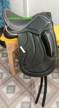 ANTIQUESADDLE Leather Dressage Mono Flap Changeable Gullets System Horse Saddle - £393.84 GBP