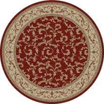 Concord Global 43906 6 ft. 7 in. x 9 ft. 3 in. Jewel Veronica - Red - £118.88 GBP