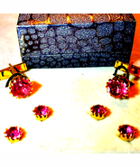GORGEOUS! Vintage Rose crystals cufflink set~very unique and one of a kind. - €47,31 EUR