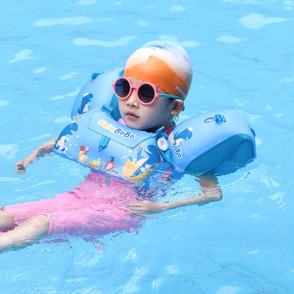 Inflatable Baby Swimming Ring Kids One-Piece Sleeves Arm Rings Tube For Summer - £22.24 GBP+