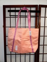 CLINIQUE 2024 Limited Edition Large Peach/Pink Tote Bag New with Tags - $6.92