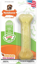 Nylabone Flexi Chew Bone Chicken Flavor for Moderate Chewers 5.5 Wolf Size - £9.37 GBP+