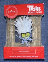 Hallmark Dreamworks Trolls World Tour TINY DIAMOND 2020 Christmas Ornament NEW - £9.75 GBP