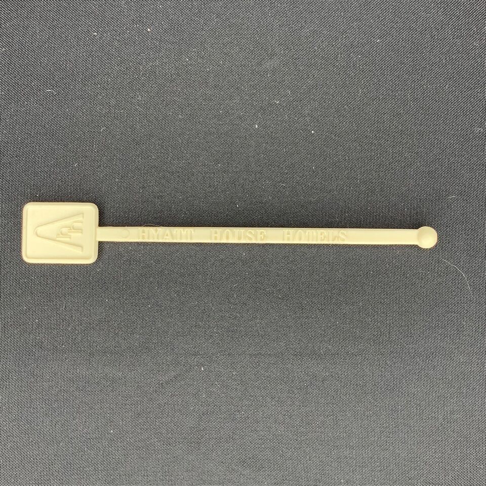 Vintage HYATT House Hotels Swizzlestick swizzle stick Hotel Stirrer Stir... - £4.43 GBP