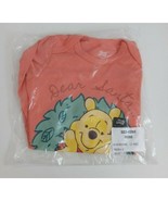 New Disney Baby Light Red Winnie The Pooh Dear Santa Body Suit Size 9 Month - $184.50 MXN
