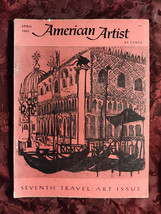 AMERICAN ARTIST April 1965 Robert Quackenbush Pablita Velarde Warren Baumgartner - £7.74 GBP