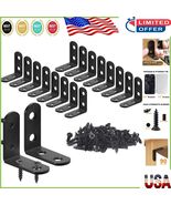 Professional-Grade Stainless Steel L Brackets for Strong Furniture Reinf... - $210.04 MXN