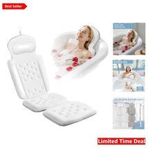 Luxury Bath Cushion with 192 Suction Cups - Ultimate Neck &amp; Back Support... - $110.83