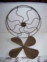 Antique Century electric fan 12&quot; cage/brass blade S2 Model 105 - £58.97 GBP