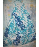 Old Navy Blue Floral &amp; Halter Summer Dress XS - $15.03 CAD