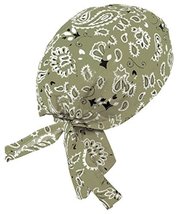 Paisley Doo Rag Du Rag Do Cotton Bandana Headwrap PICK COLOR Chemo Cap (Tan Pais - £7.81 GBP