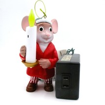 Mr. Christmas 2014 Goodnight Lights Mouse Ornament Blow Candle To Turn T... - $334.49 MXN