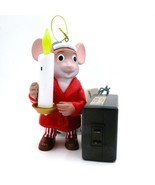 Mr. Christmas 2014 Goodnight Lights Mouse Ornament Blow Candle To Turn T... - $332.91 MXN