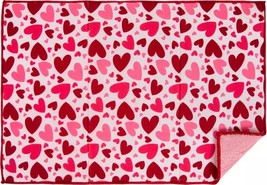 Kitchen Microfiber Drying Mat (14&quot;x21&quot;) Valentine&#39;s Day, Red &amp; Pink Hearts, Ritz - £14.23 GBP