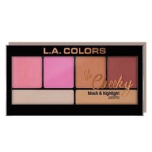 L.A. Colors So Cheeky Blush &amp; Highlight Palette - Silky Smooth *HOT &amp; SP... - £3.92 GBP