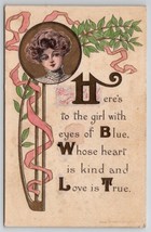 Edwardian Woman American Beauty The Girl With the Kind Heart Postcard T29 - $5.95