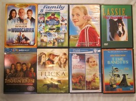 Lot Of 16 Dvd Family Movies Gracie Lassie Time Bandits Flicka Woodcarver [12N3] - £21.17 GBP