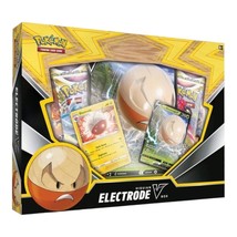 Nintendo Pokemon TCG Hisuian Electrode V Card Box 4 Booster Packs 42 Cards - £21.99 GBP