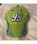 Aflac Racing #99 Carl Edwards Green/ Blue/Gray  Strapback Hat Roush Fenw... - £10.95 GBP