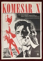 Vintage Poster Kommissar X Jagd auf Unbekannt Kiss Kill 1966 Gianfranco Parolini - £27.70 GBP