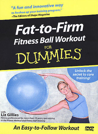 Fat to Firm Fitness Ball Workout for Dummies - DVD By Liz Gillies - VERY... - $2.99