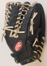 Rawlings Trap-Eze Pro Taper Baseball Gold Glove Co TP1225T Black Leather 12-1/4&quot; - £69.83 GBP